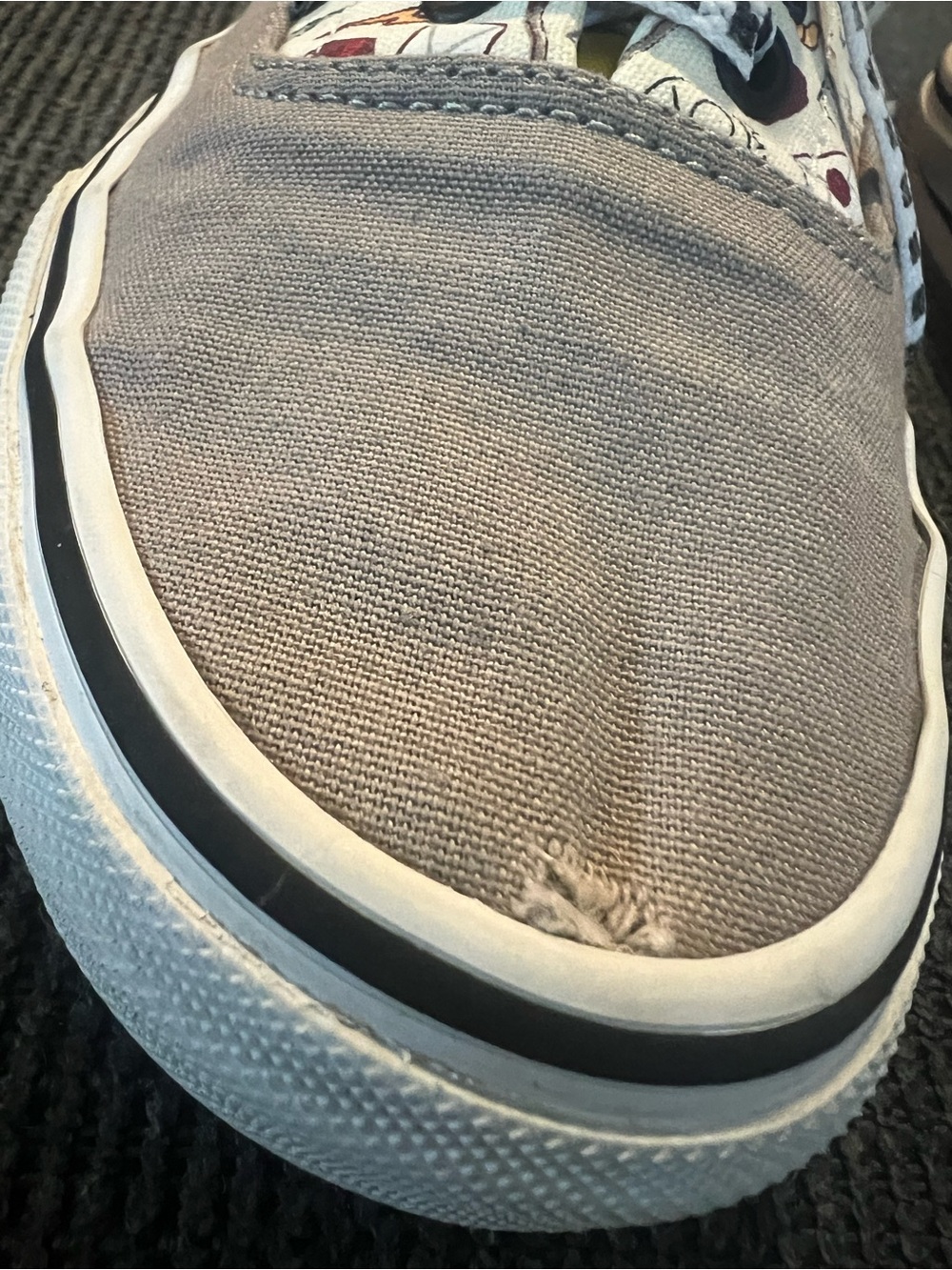 Vans Harry Potter Patterned Low-Top Sneakers with Red Heel Accent - Picture 5 of 5